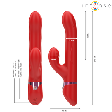Vibratore Multifunzionale Lele Intense: Rotazione, Oscillazione e Stimolazione